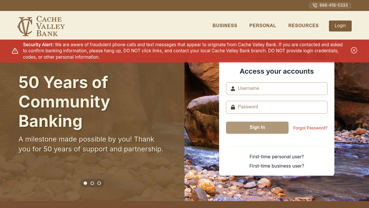 Cache Valley Bank (UT)