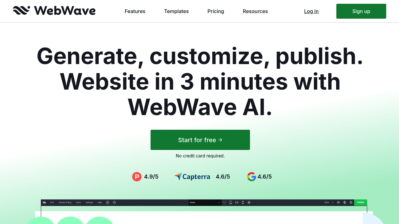 WebWave | Website Builder - Create a website in 3 minutes