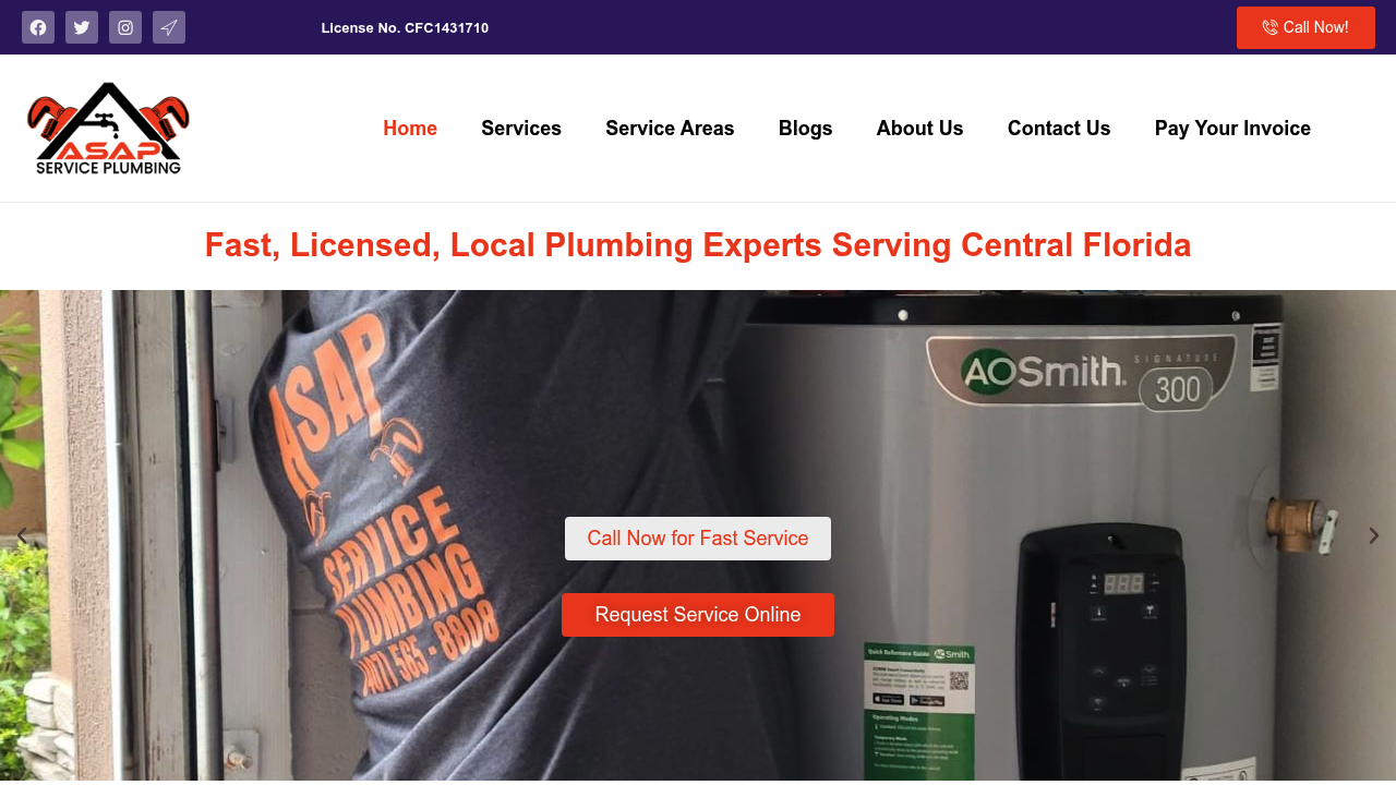 ASAP Service Plumbing
