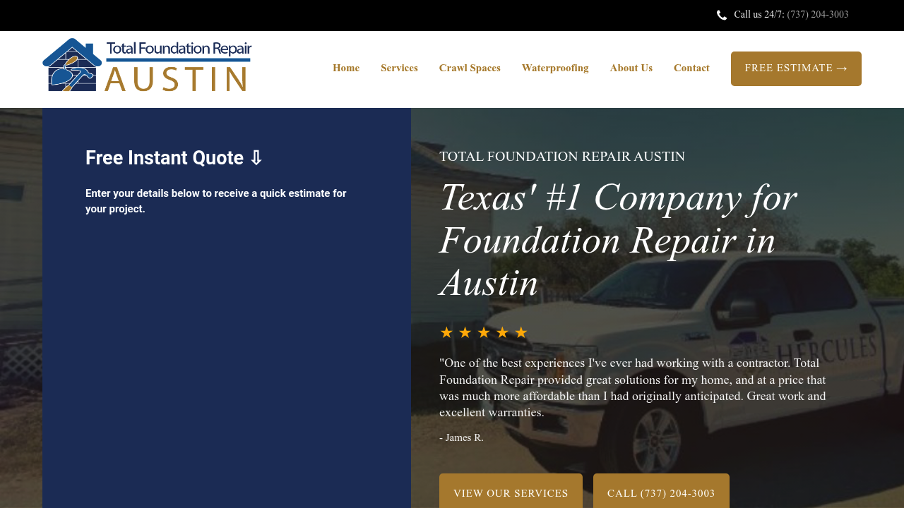 Total Foundation Repair Austin professional foundation repair services
