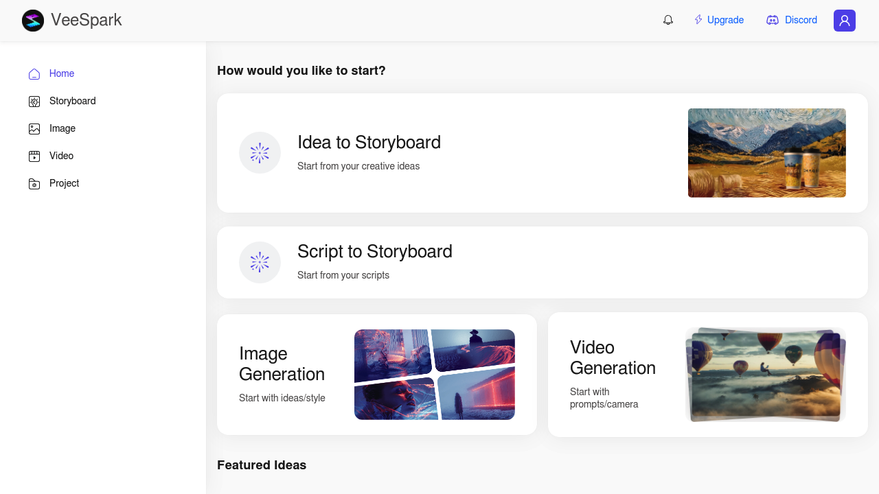 Veespark - AI Video Creation & Storytelling