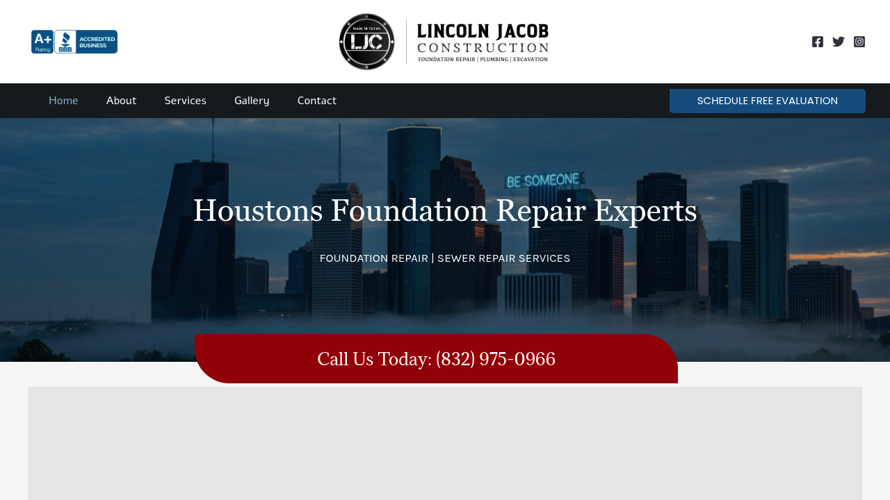 Lincoln Jacob Construction professional foundation repair services
