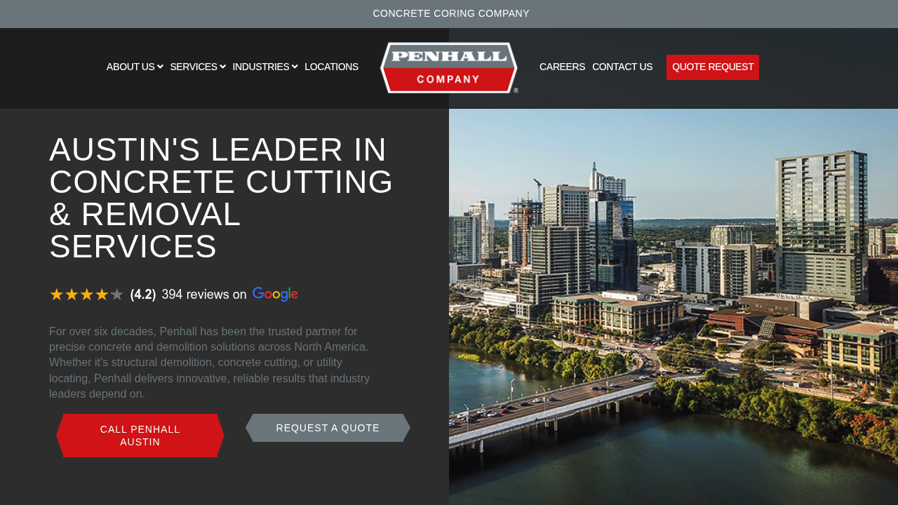 Penhall Company Austin professional concrete services