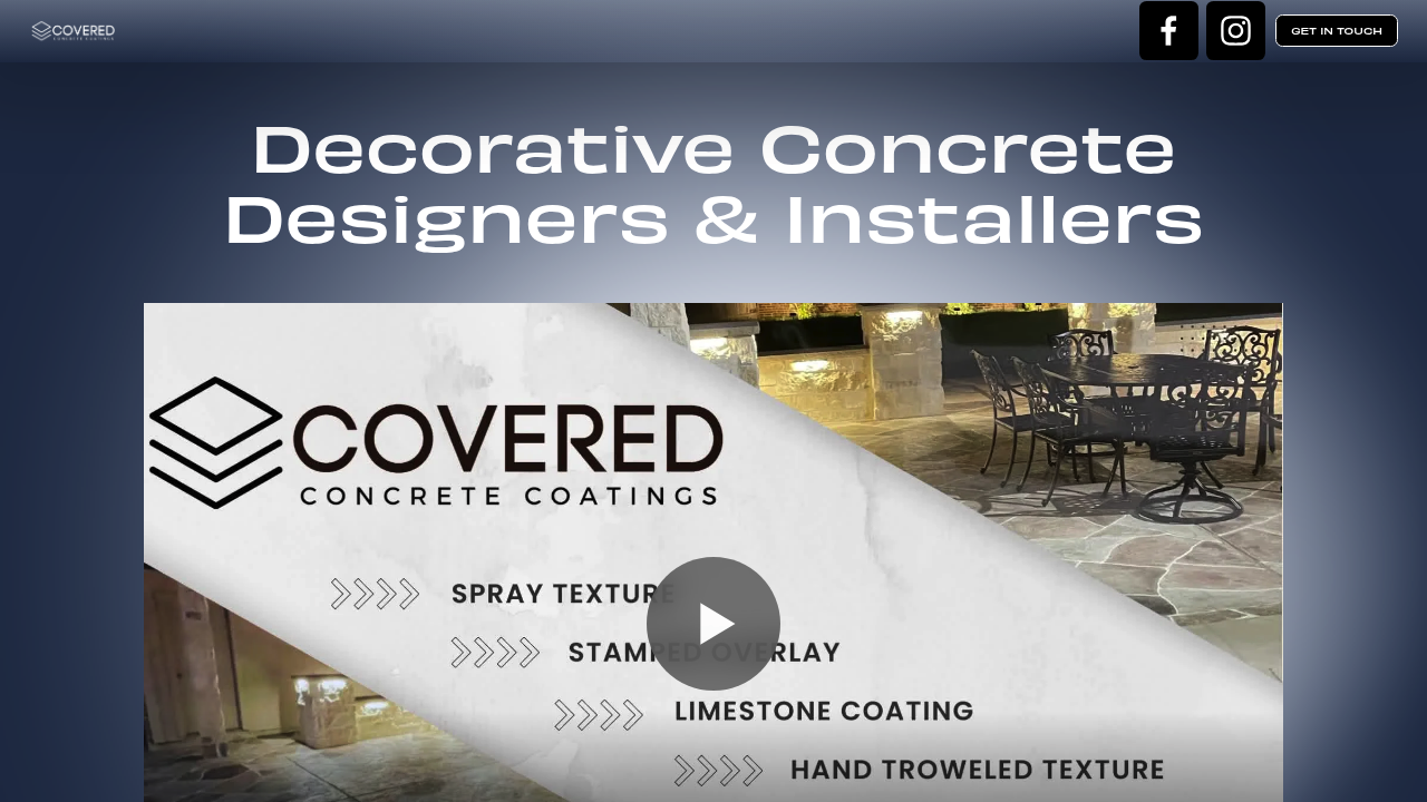 Covered Concrete Coatings professional concrete coating services