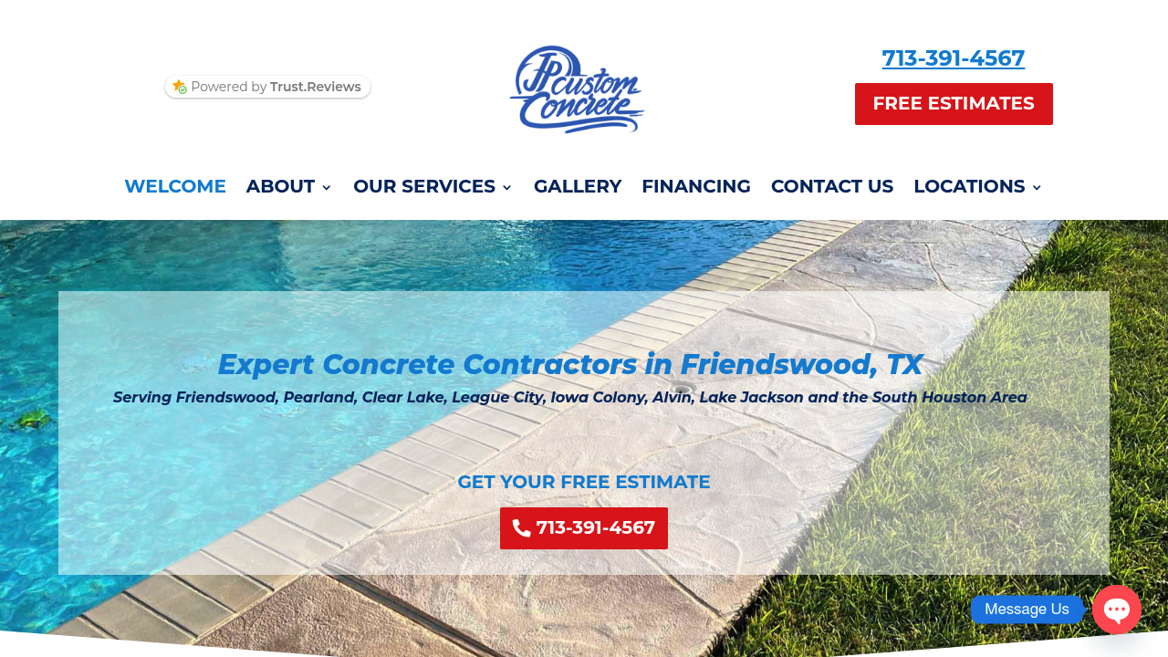 JP Custom Concrete professional concrete services
