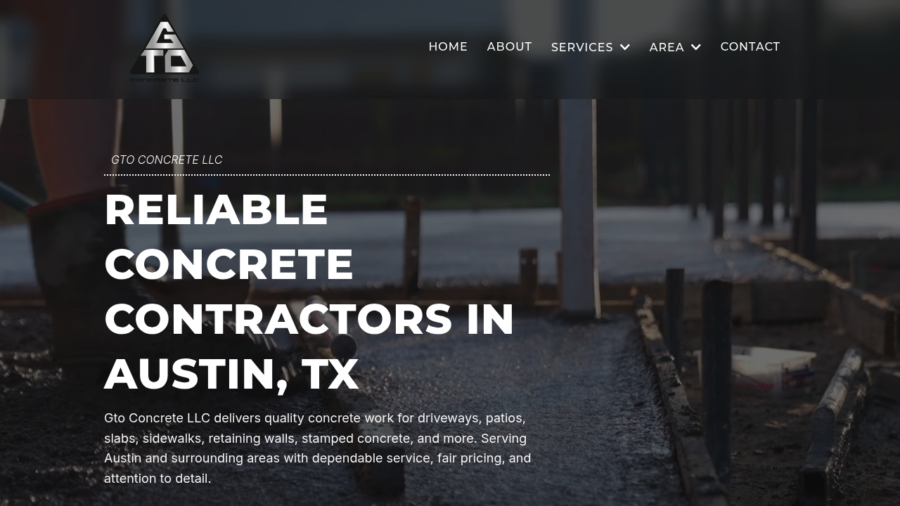 Gto Concrete professional concrete services