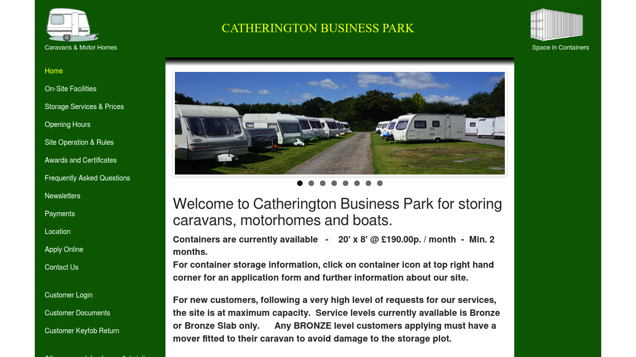 Lucky-Lite Caravan Storage