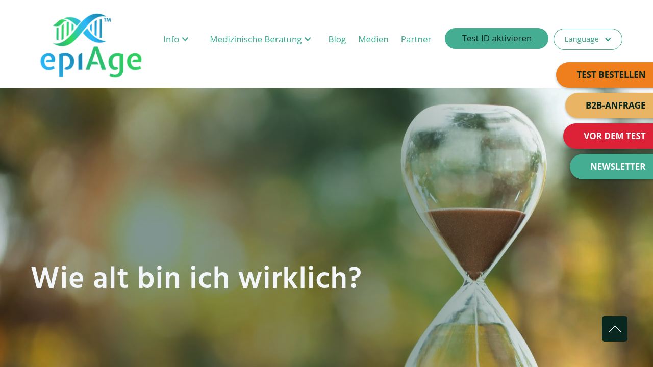 epiAge | Dein biologisches Alter