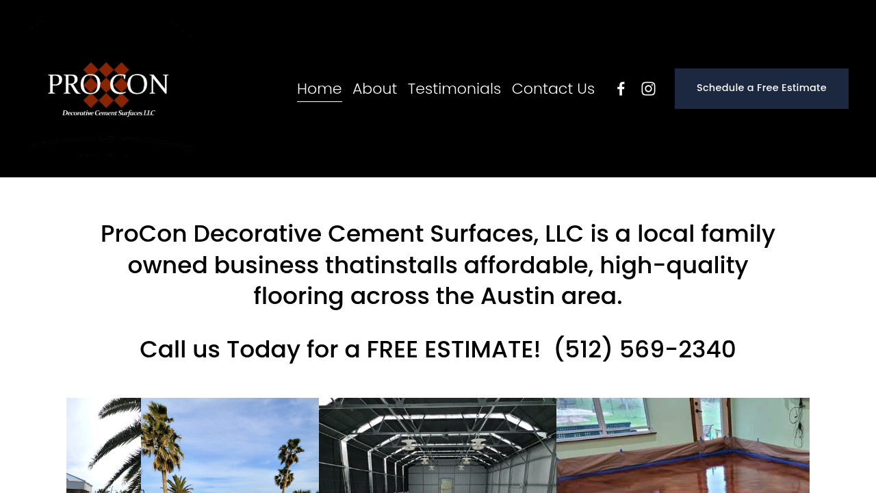 Procon Decorative Cement Surfaces professional concrete services