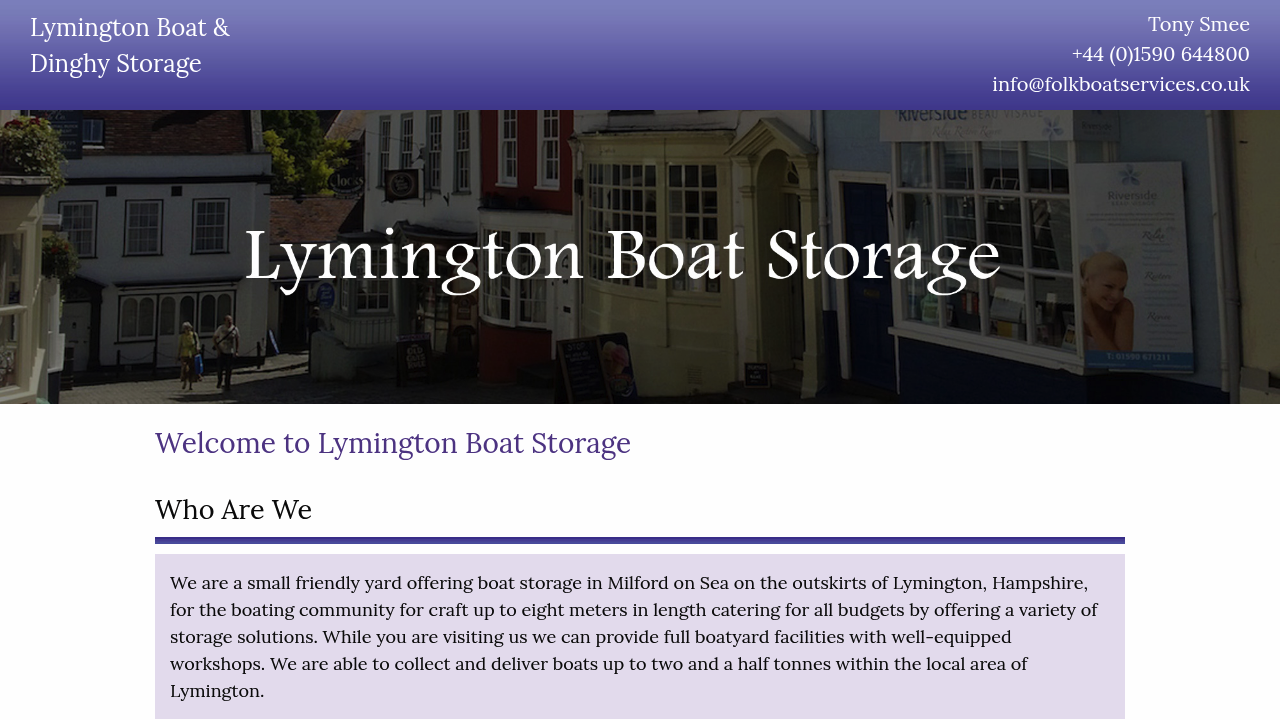 Lymington Boat Storage
