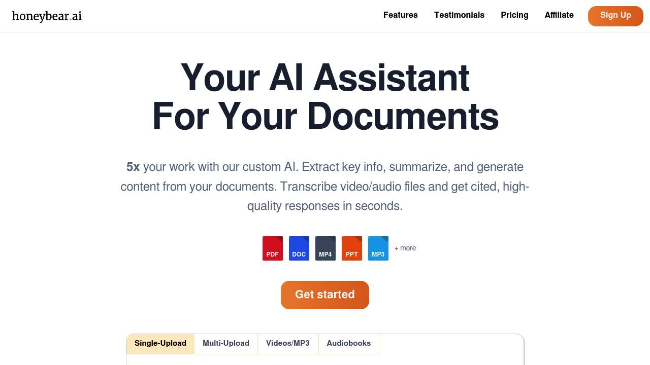 Honeybear.ai | AI Assistant For Your Documents
