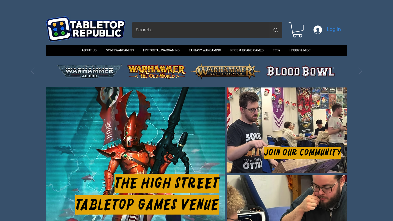 Tabletop Republic High Wycombe venue