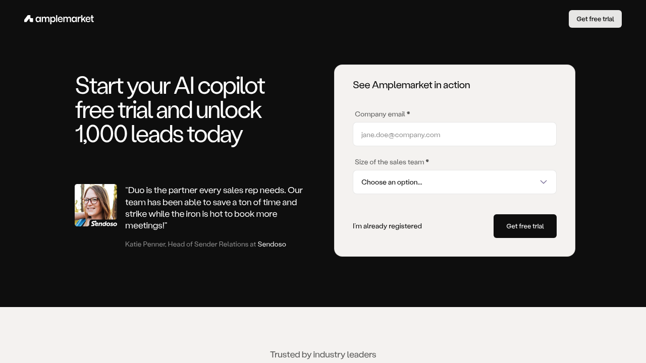 Amplemarket - Meet the all-in-one AI for super sales