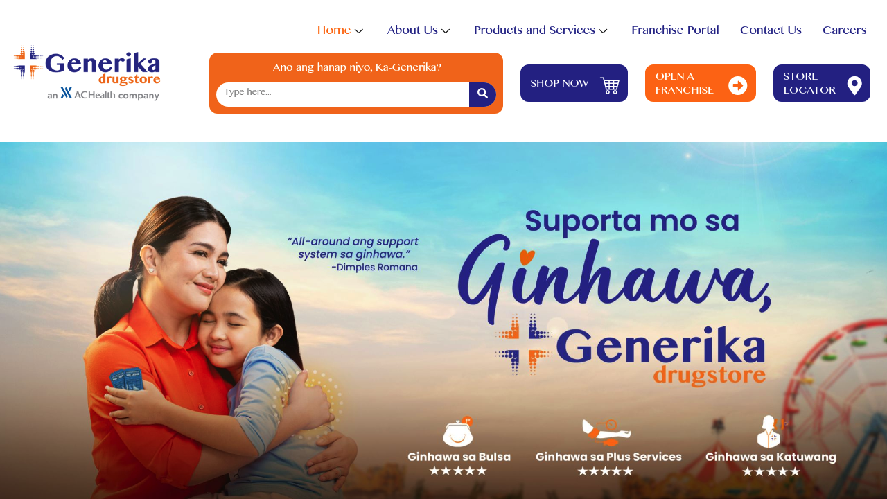 GENERIKA | Philippine Franchise