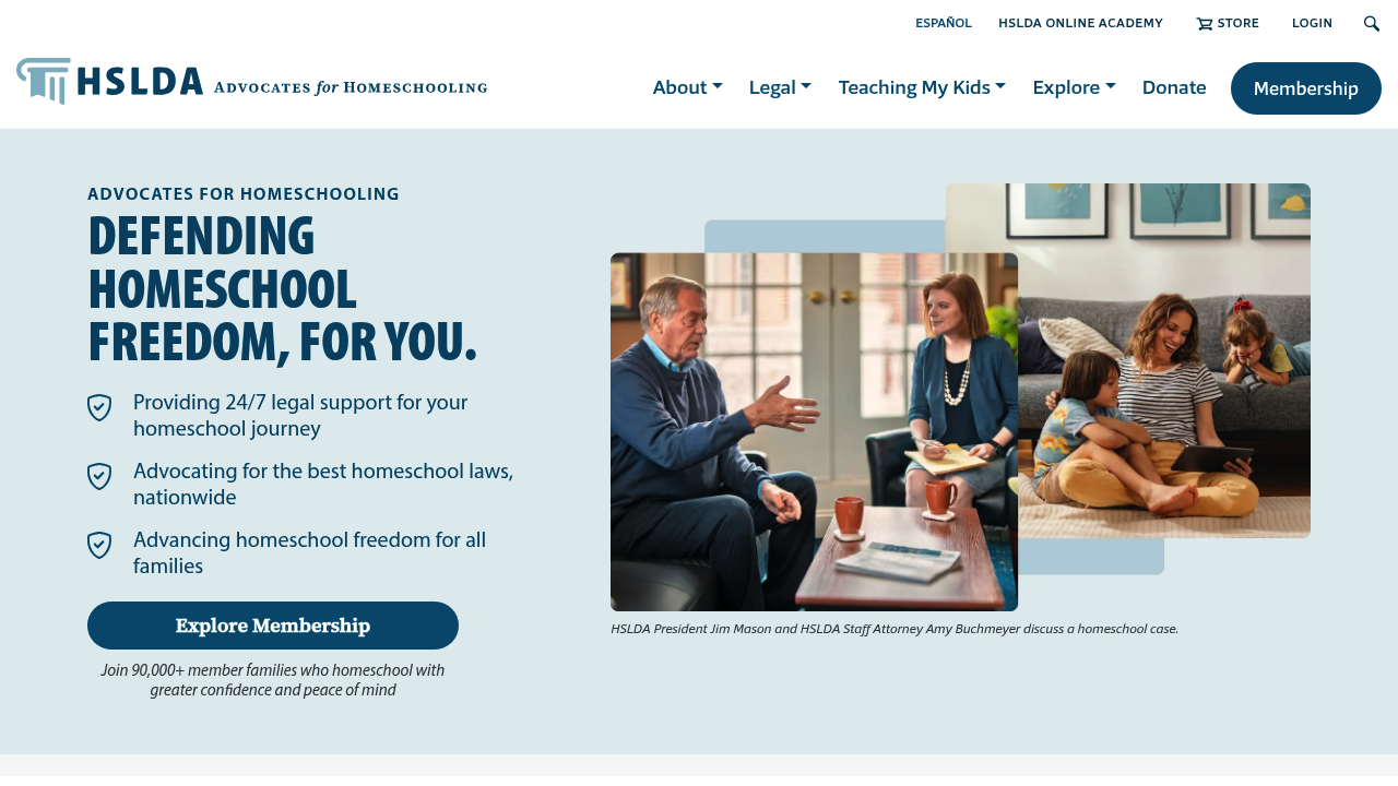 HSLDA - Advocates for Homeschooling