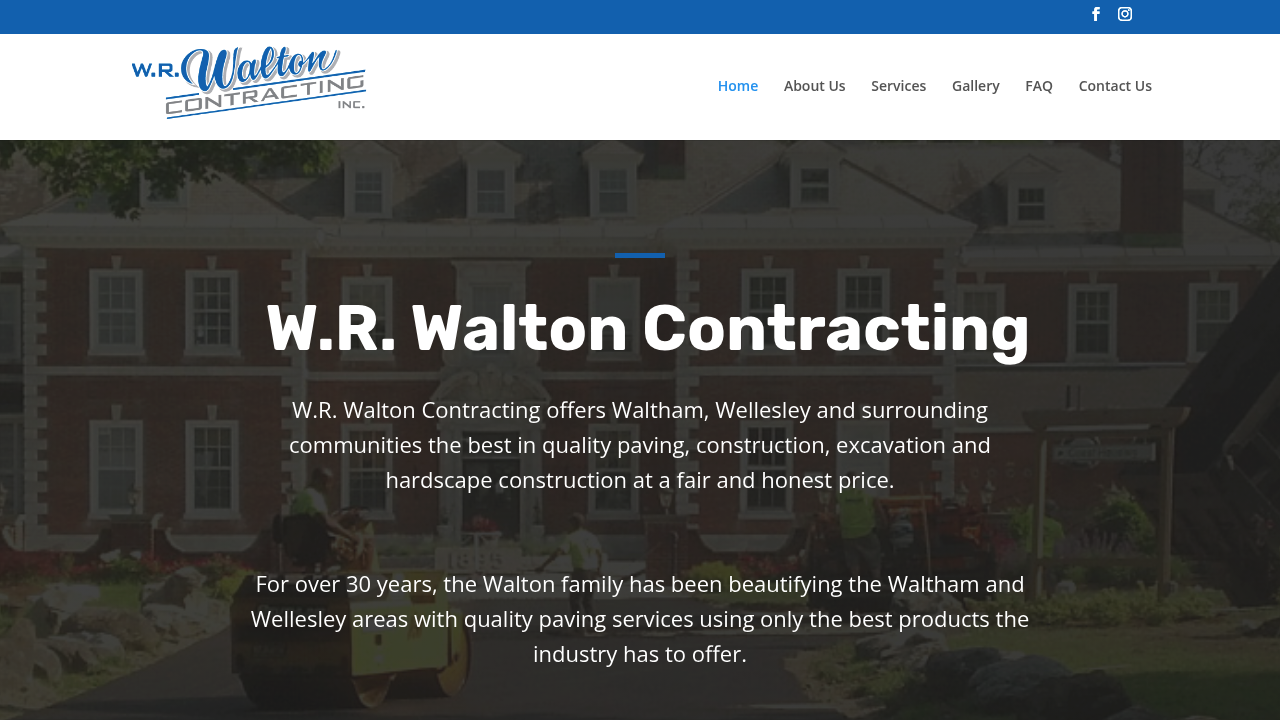 Walton Contracting professional concrete services