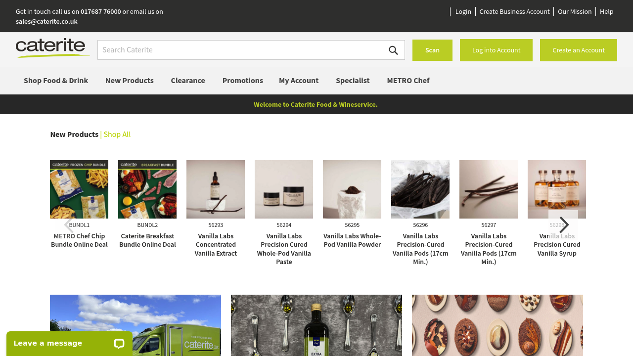 Caterite foodservice wholesaler