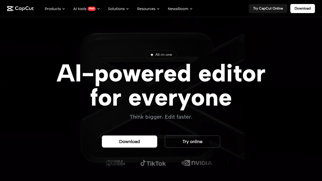 CapCut | All-in-one video editor & graphic design tool driven by AI