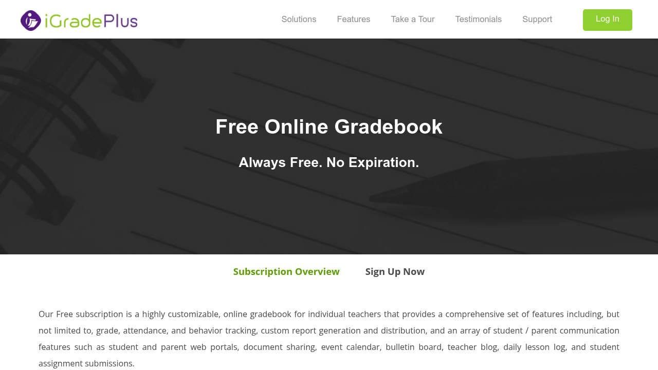 iGradePlus Online Gradebook