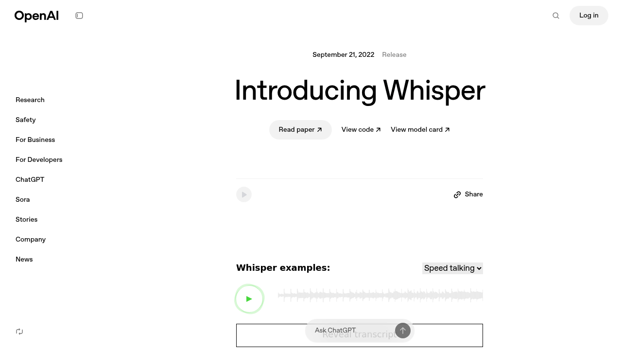 OpenAI Whisper