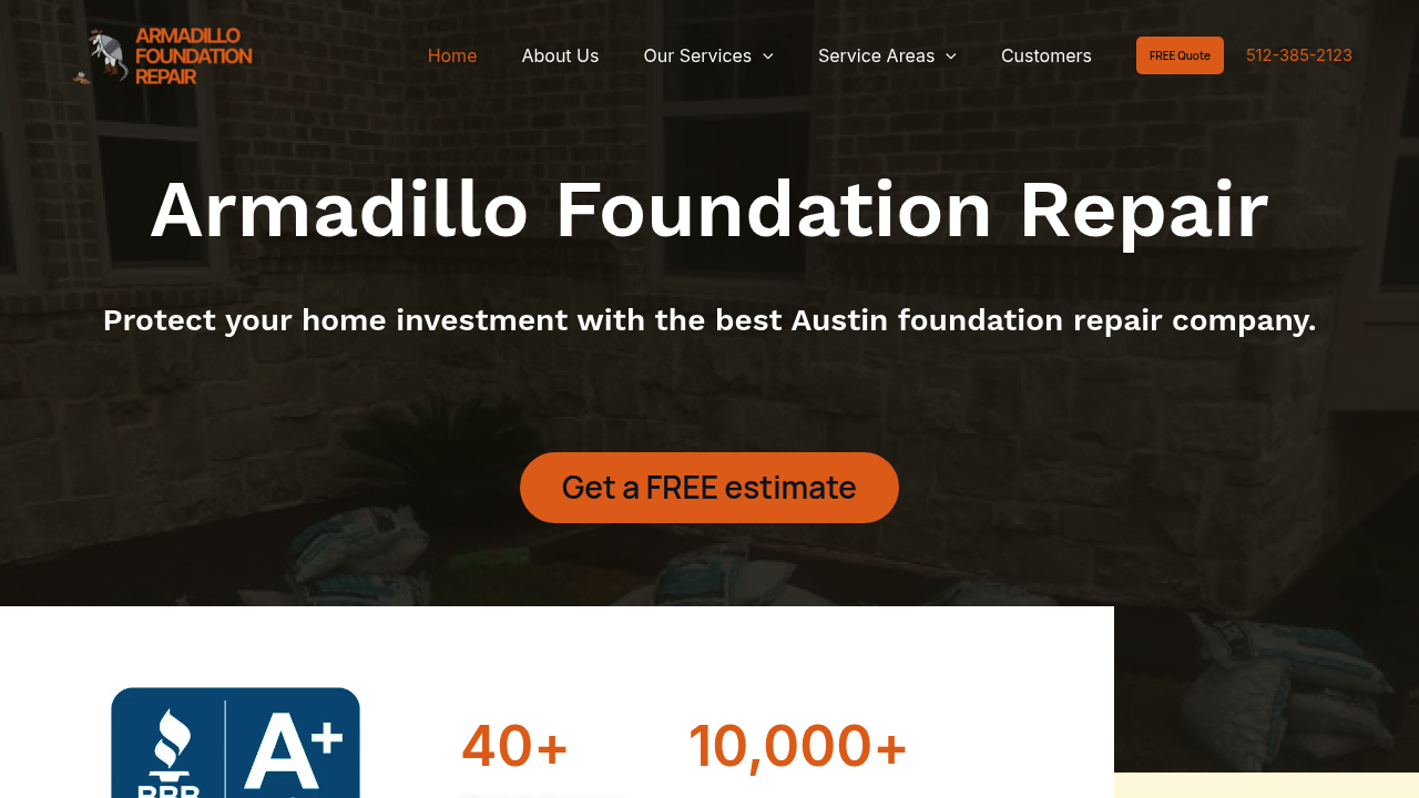 Armadillo Foundation Repair professional foundation repair services