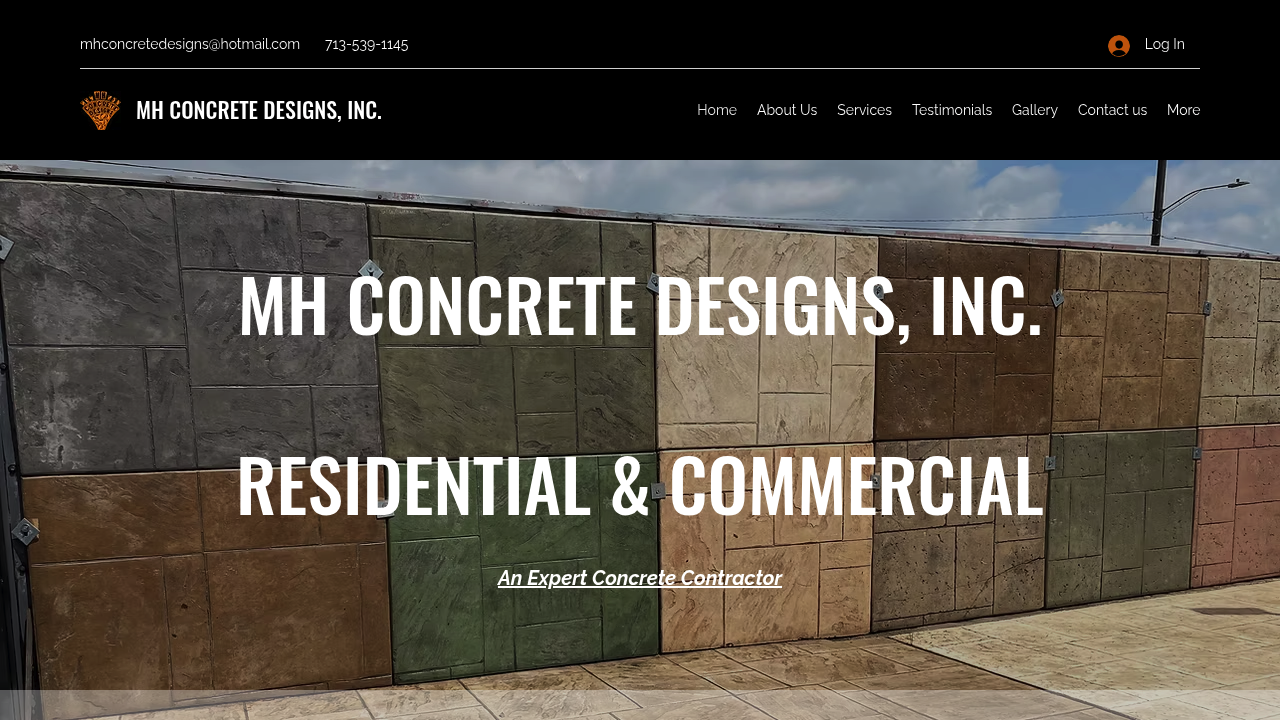 MH Concrete Designs professional concrete services