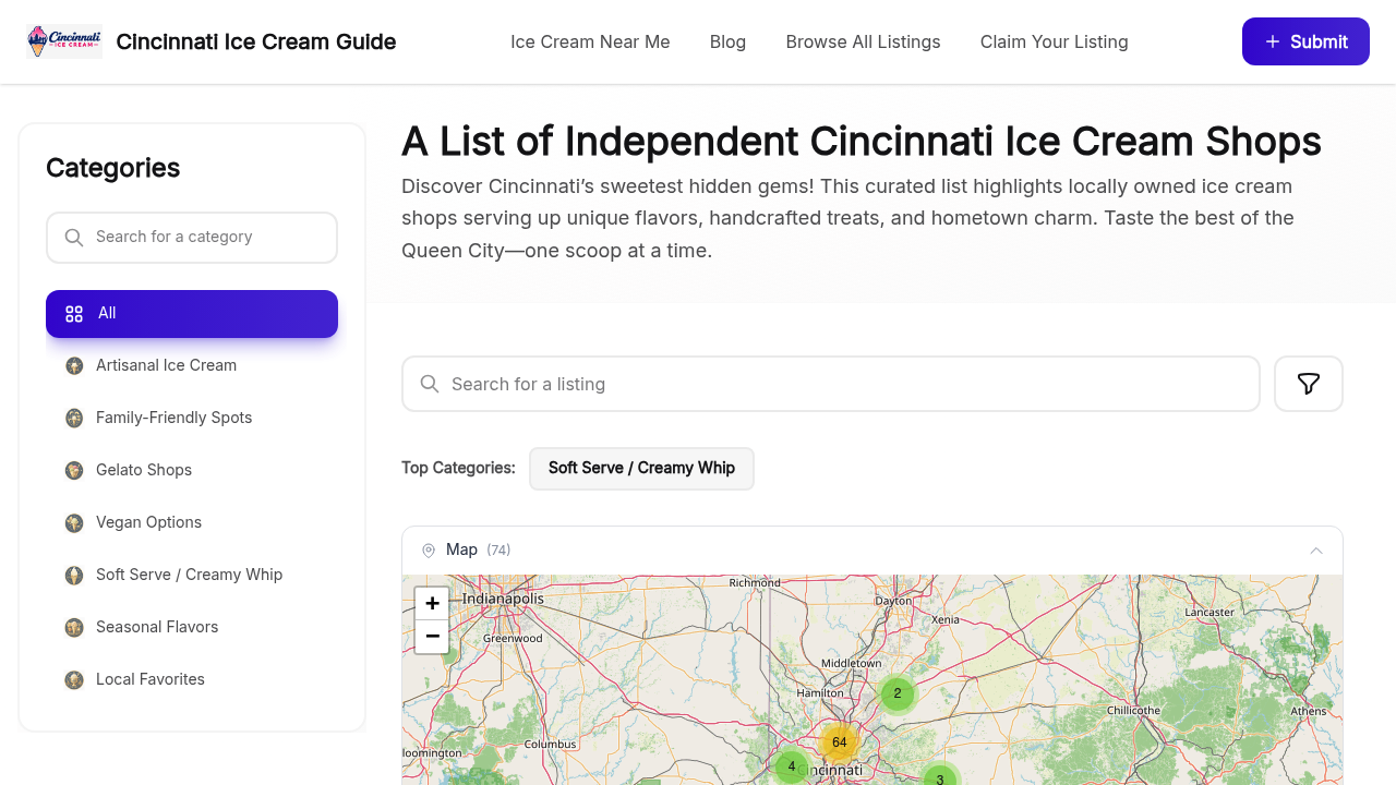 A List of Independent Cincinnati Ice Cream Shops