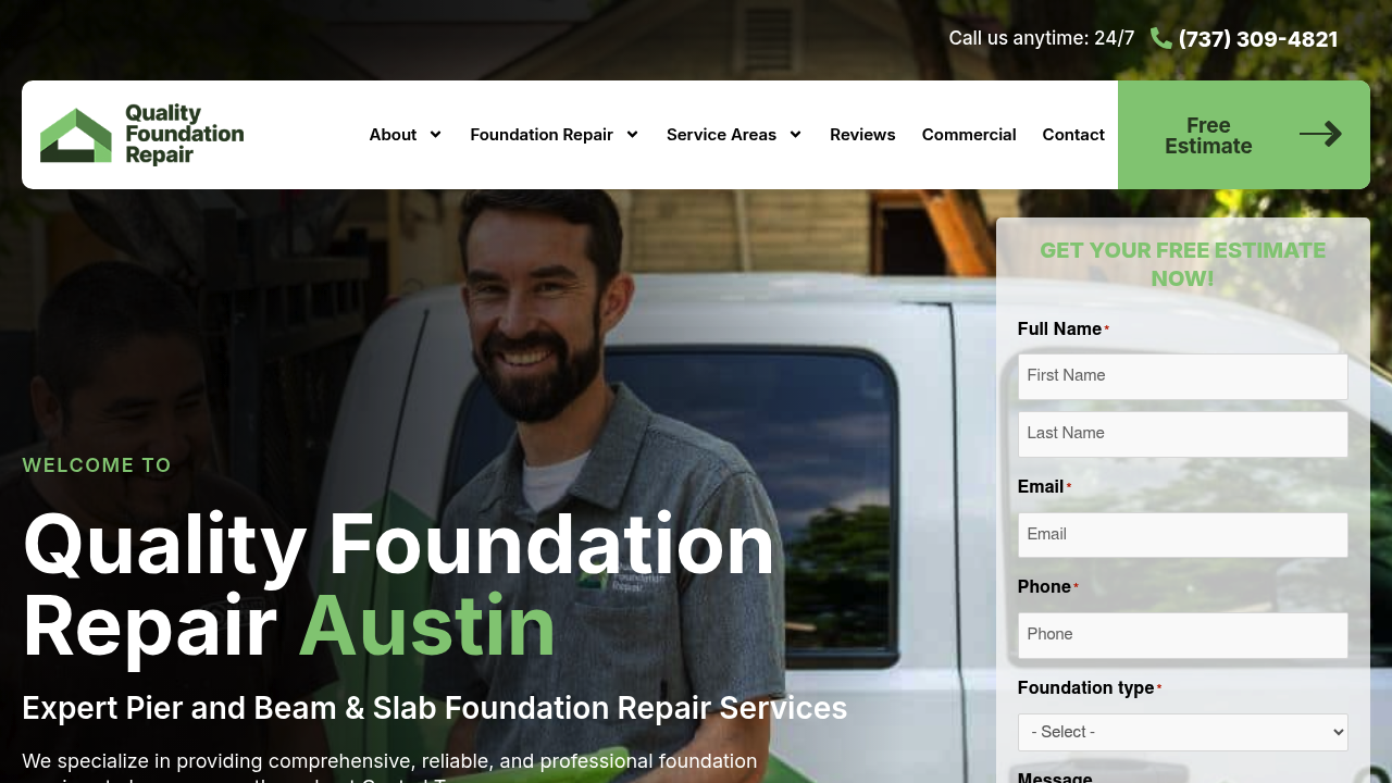 Quality Foundation Repair Austin professional foundation repair services