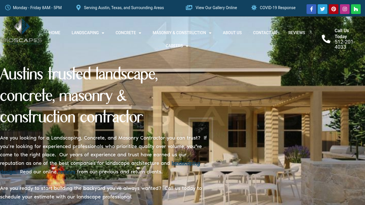 Bioscapes professional concrete services