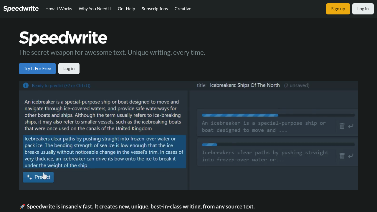 Speedwrite
