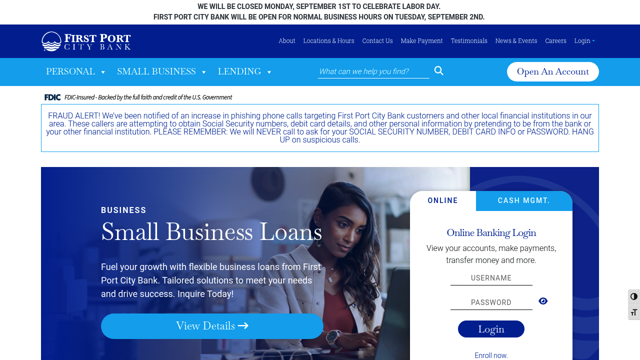 First Port City Bank (FL)