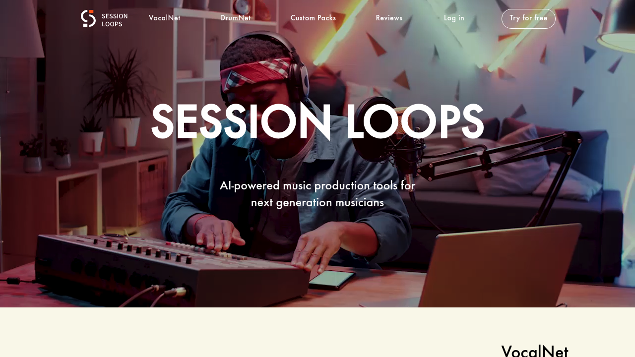 Session Loops - AI powered music production tools for next-gen musicians