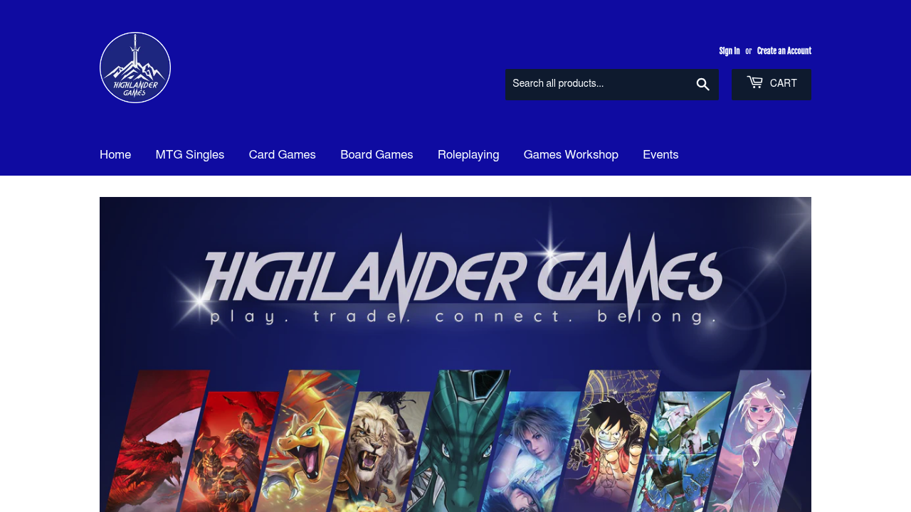 Highlander Games Dundee shop