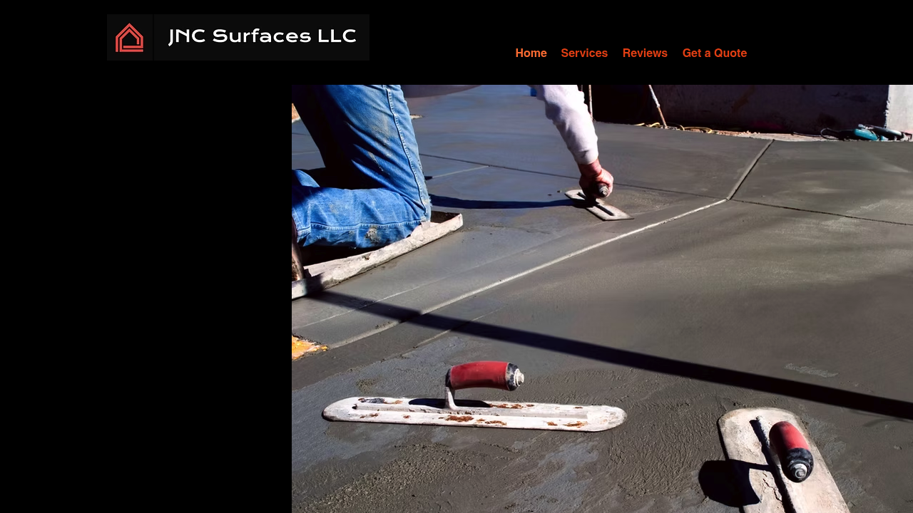 JNC Surfaces professional concrete services