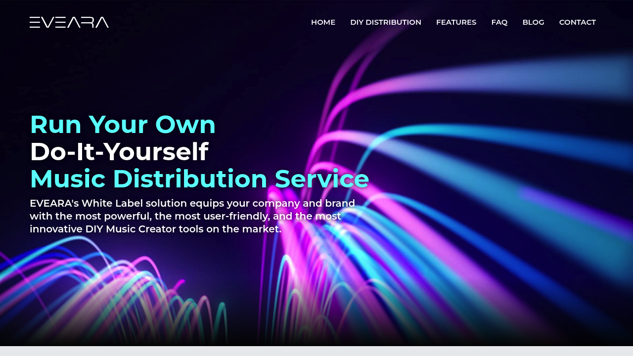 Desktop screenshot of EVEARA web interface