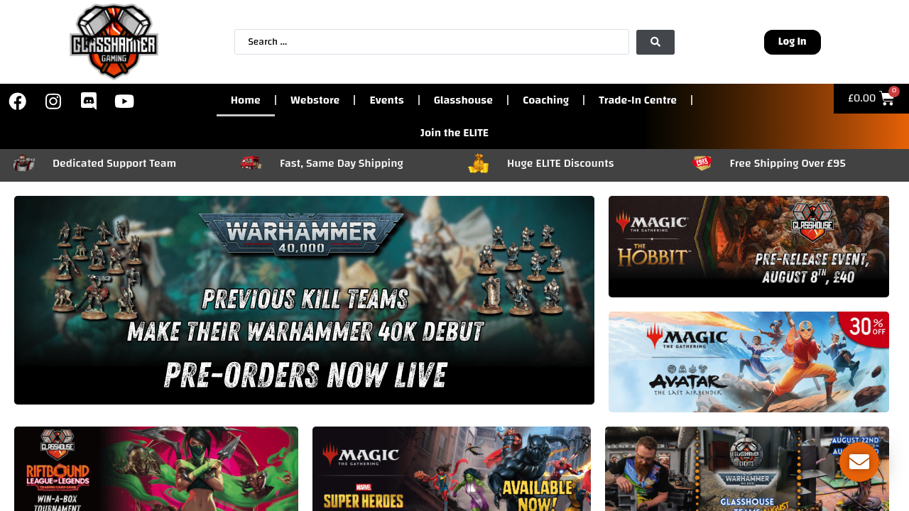 Glasshammer Gaming tabletop business image