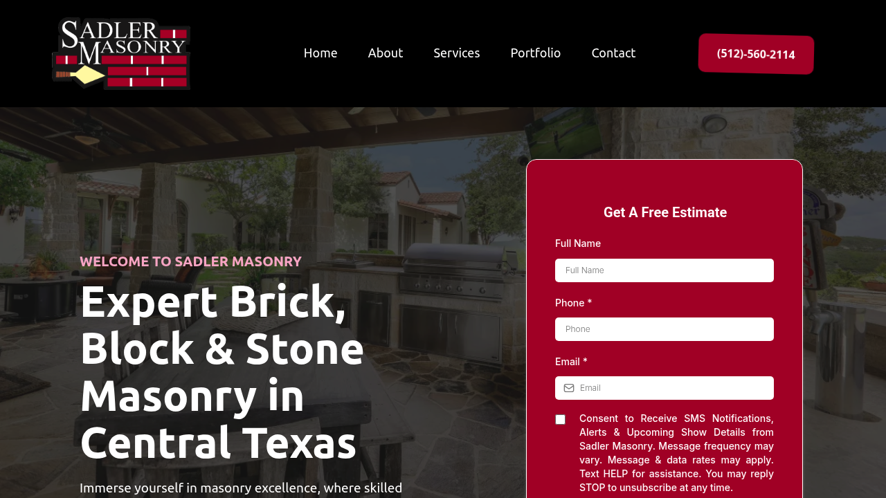 Sadler Masonry professional masonry services