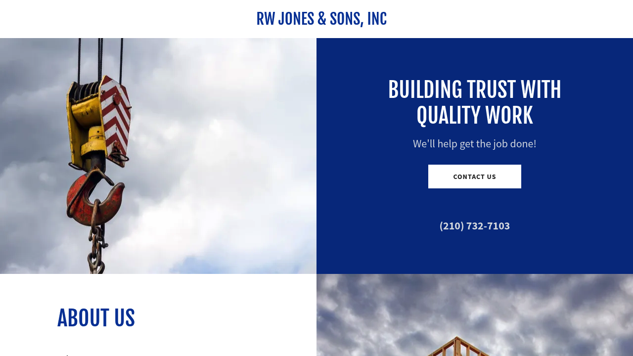 R W Jones & Sons