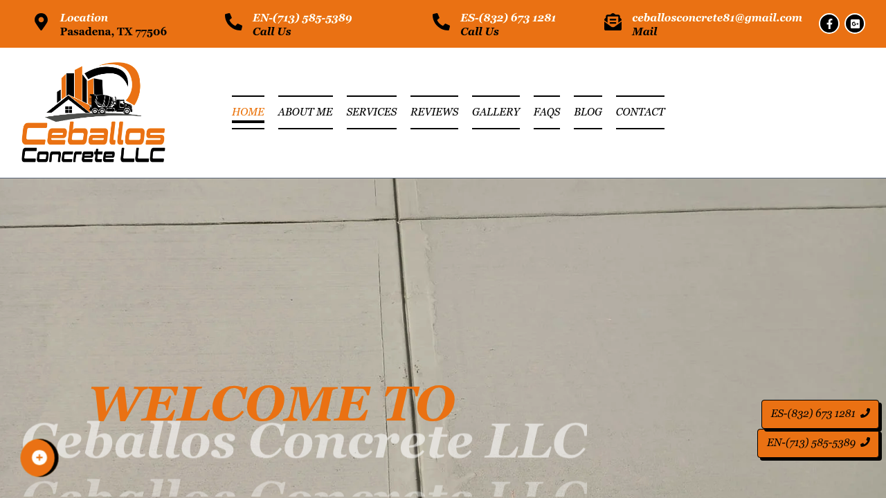 Ceballos Concrete professional concrete services
