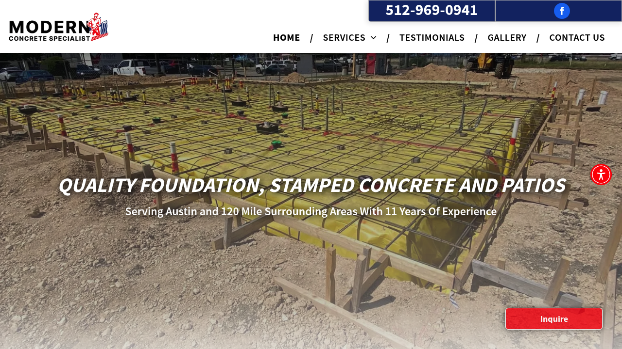 Modern concrete specialists professional concrete services