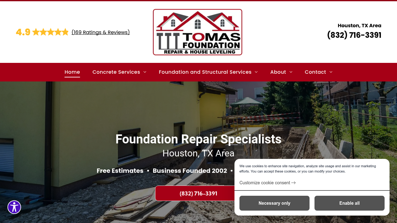 Tomas Foundation Repair professional foundation repair services