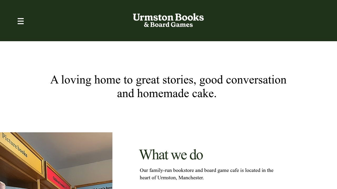 Urmston Books and Board Games