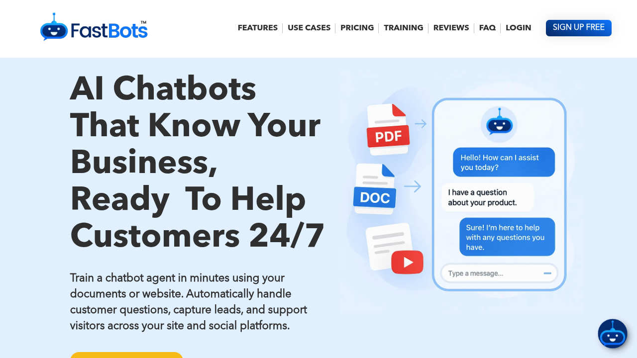Custom AI Chatbot Builder - AI Customer Service ChatBots