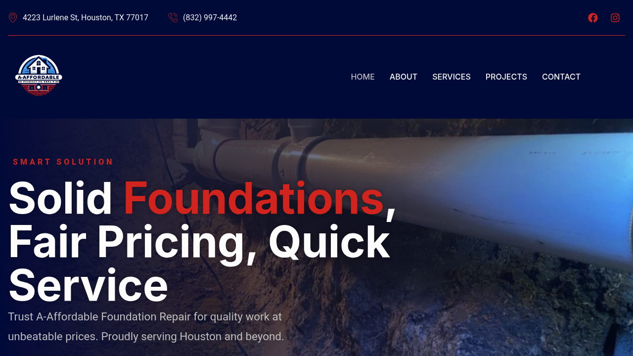 A-Affordable Foundation Repair professional foundation repair services