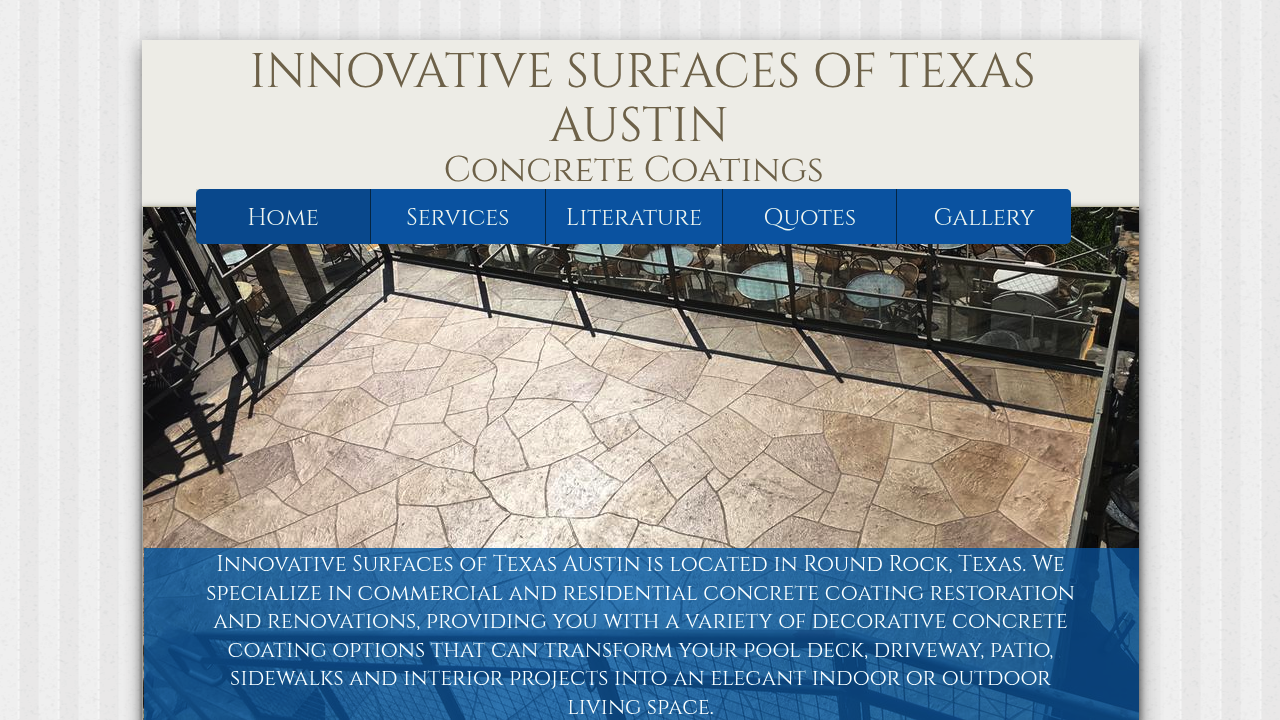 Innovative Surfaces Of Texas, Austin professional concrete services