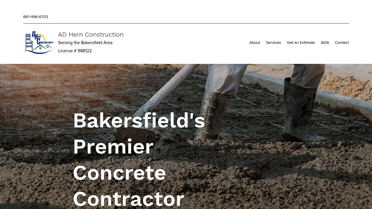AD Hern Construction professional concrete services