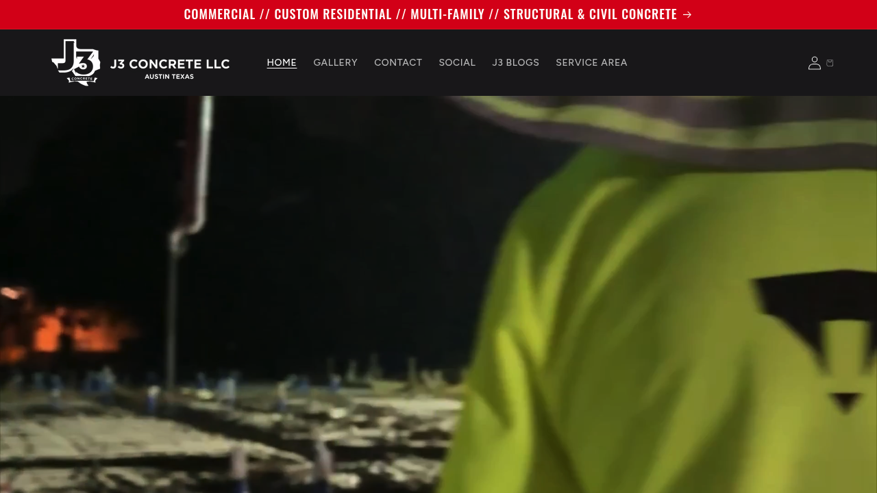 J3 Concrete professional concrete services