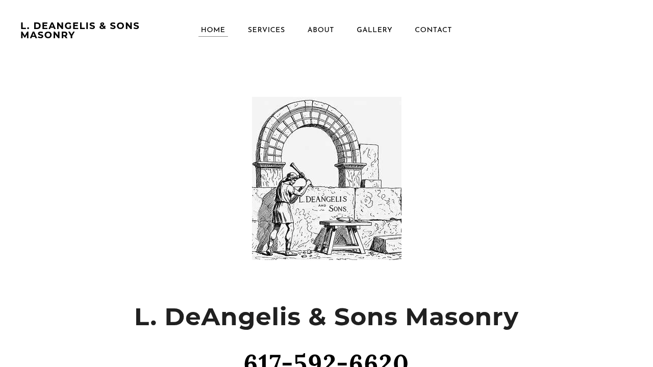 L.DeAngelis & Sons professional masonry services