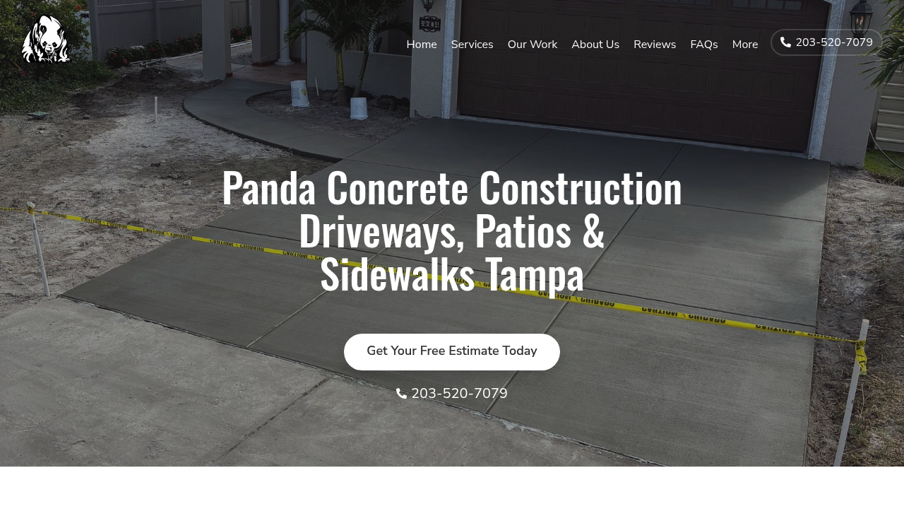 Panda Concrete Construction professional concrete services