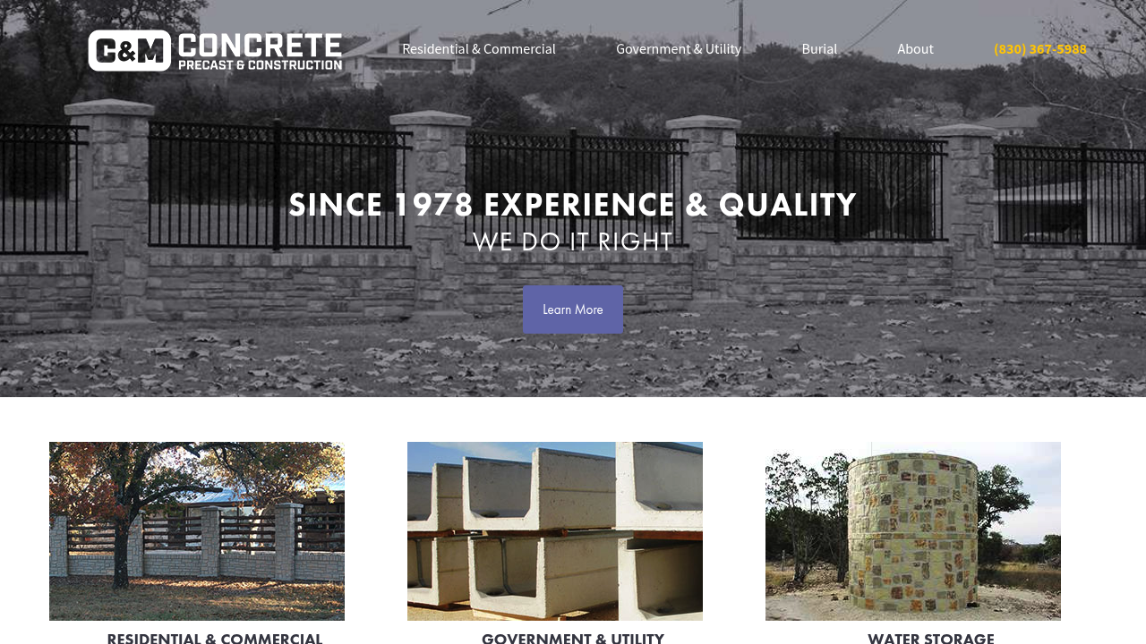C & M Precast Concrete